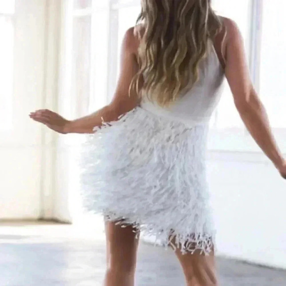 Anthropologie x BHLDN Aidan Mattox fringe … - Picture 4 of 6